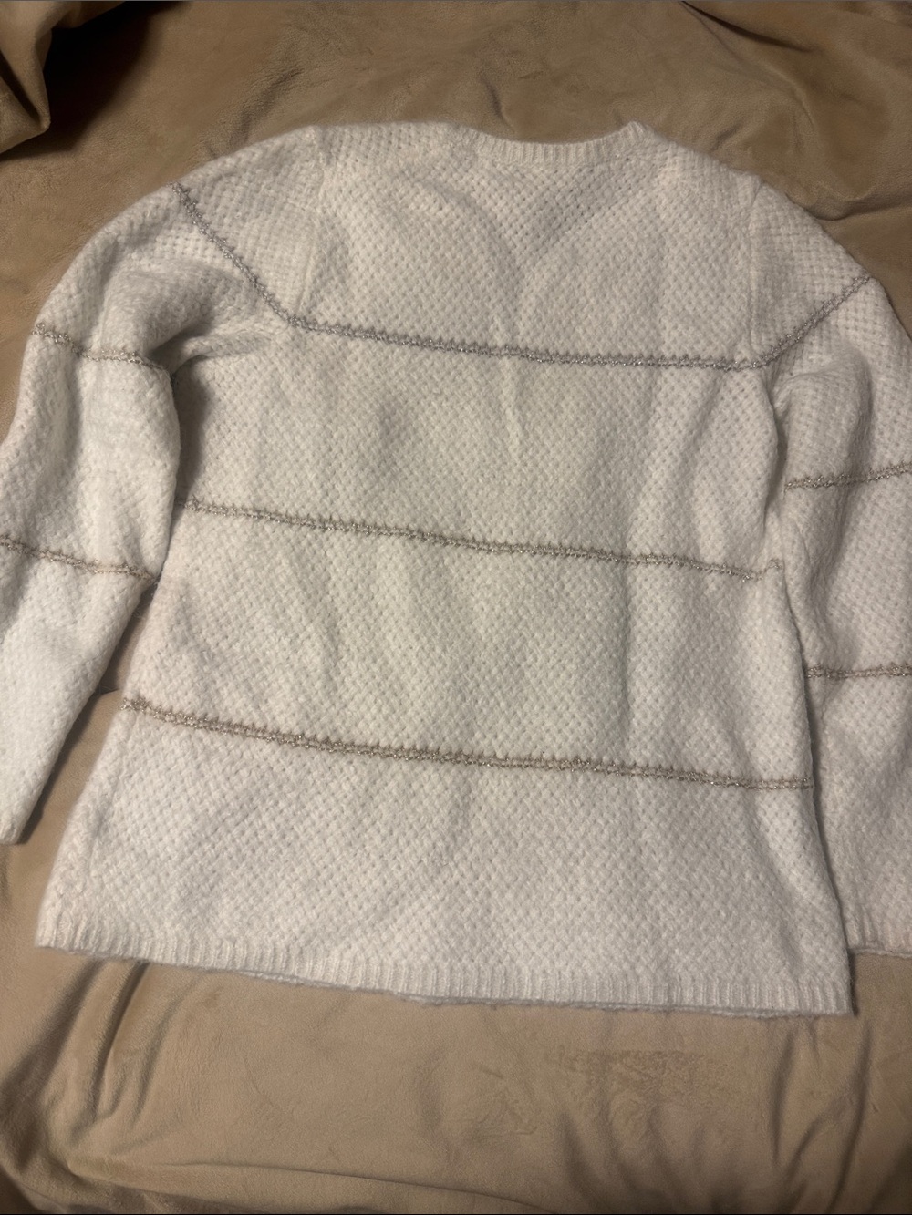 Etcetera White Textured Knit Sweater - - Picture 5 of 5